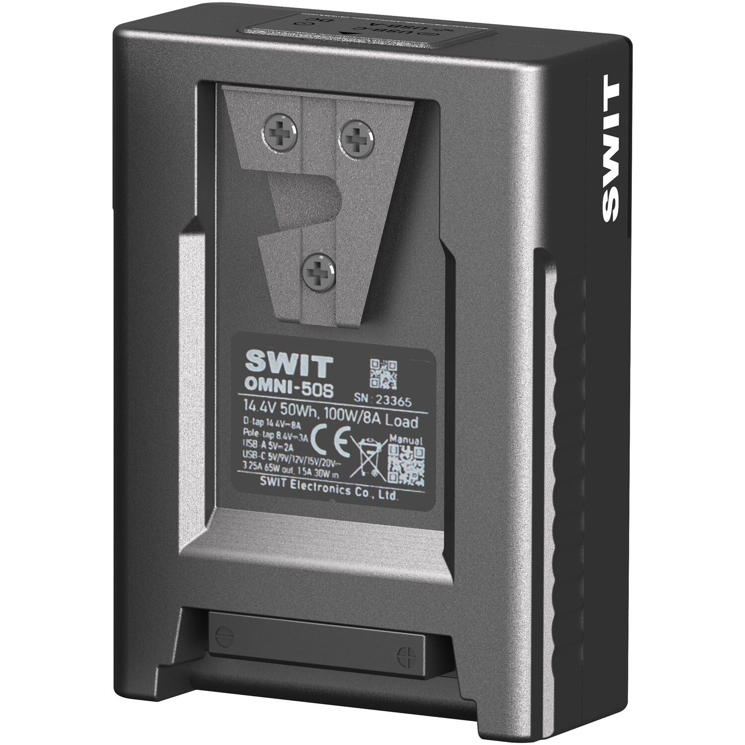 Мини V-Lock Батерия Swit OMNI-50S - 50Wh - USB-C - USB-A и D-Tap