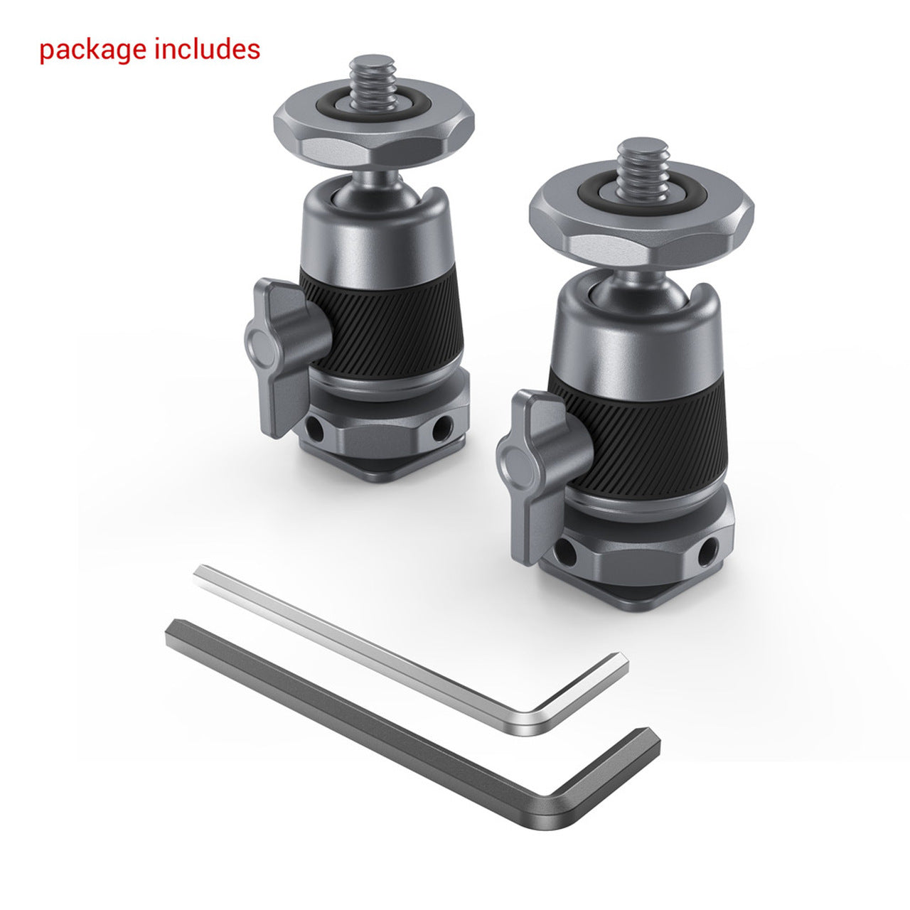 SmallRig Cold Shoe to 1/4 Threaded Adapter (2 pcs.)