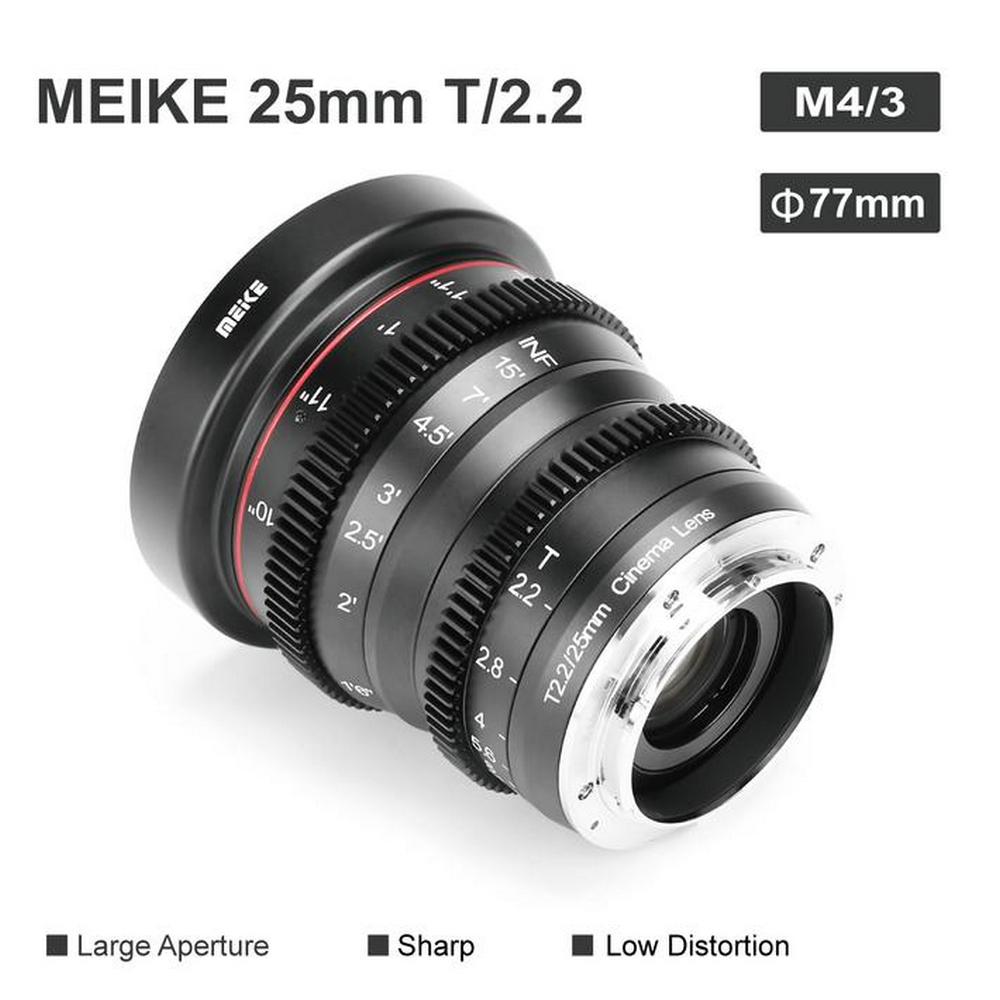 Meike Cine Lens 25mm T2.2 for MFT