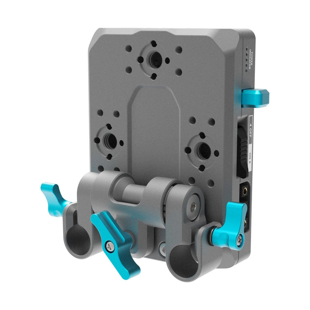 Kondor Blue V-Mount Pro Батерийна Плоча с Клампа за Тръби