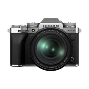 Фотоапарат Fujifilm X-T5 (сребърен) с обектив Fujifilm Fujinon XF 16-80mm f4 R OIS WR