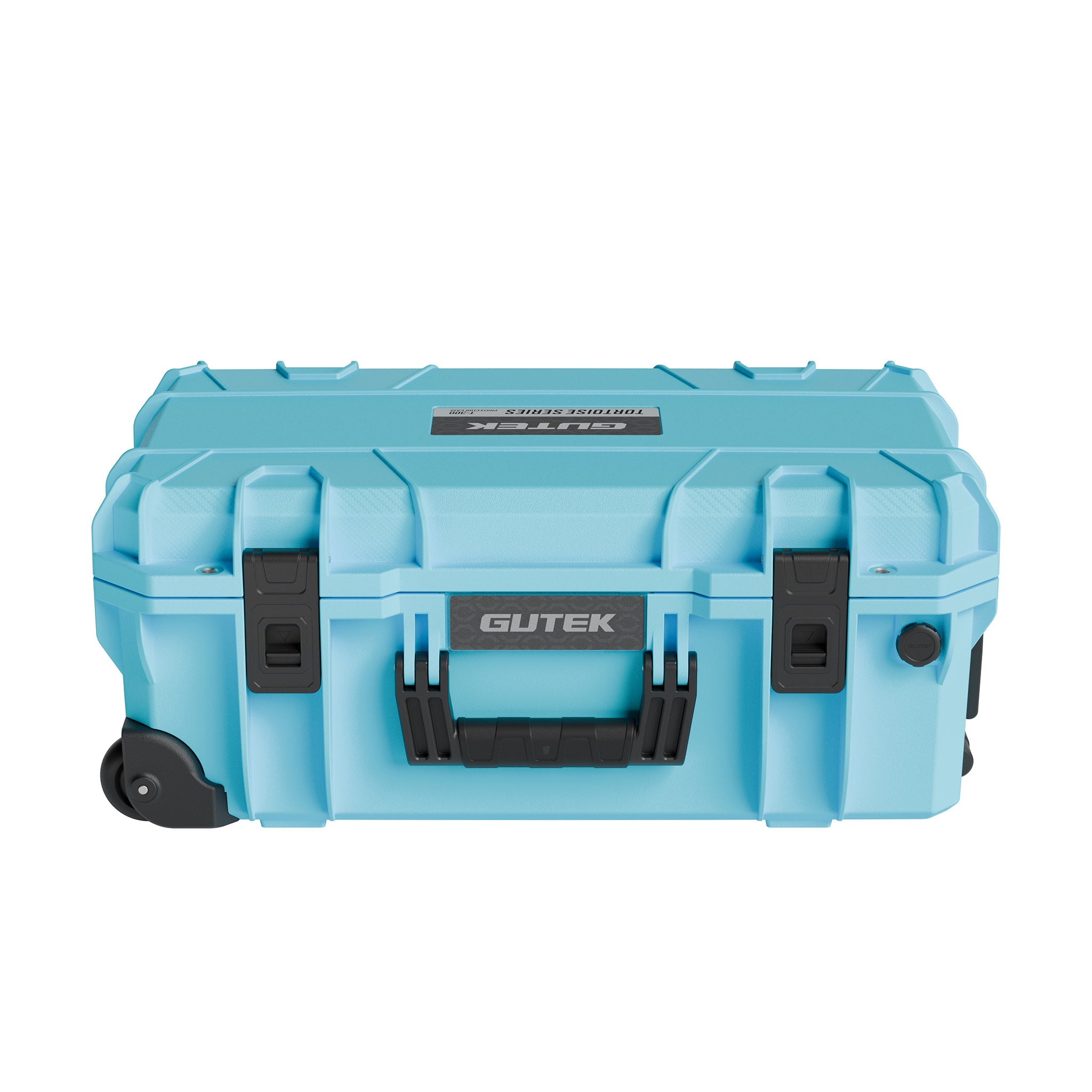Твърд куфар с колелца GUTEK Tortoise T-300 Azure Blue - IP67