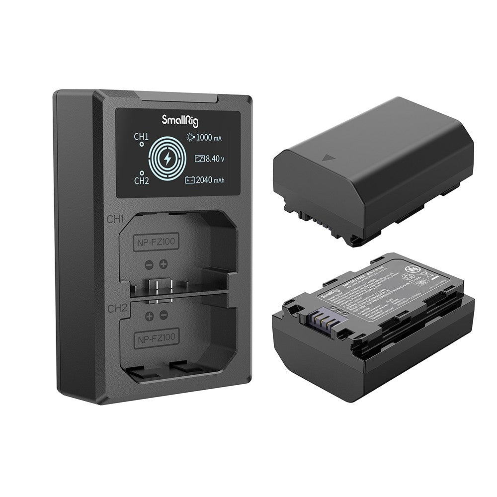 Комплект две батерии SmallRig NP-FZ100 и зарядно 3824B