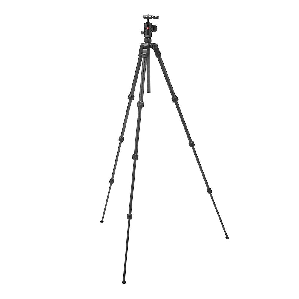 Тravel tripod kit Manfrotto Befree Advanced AS - carbon fiber - Black with twist lock