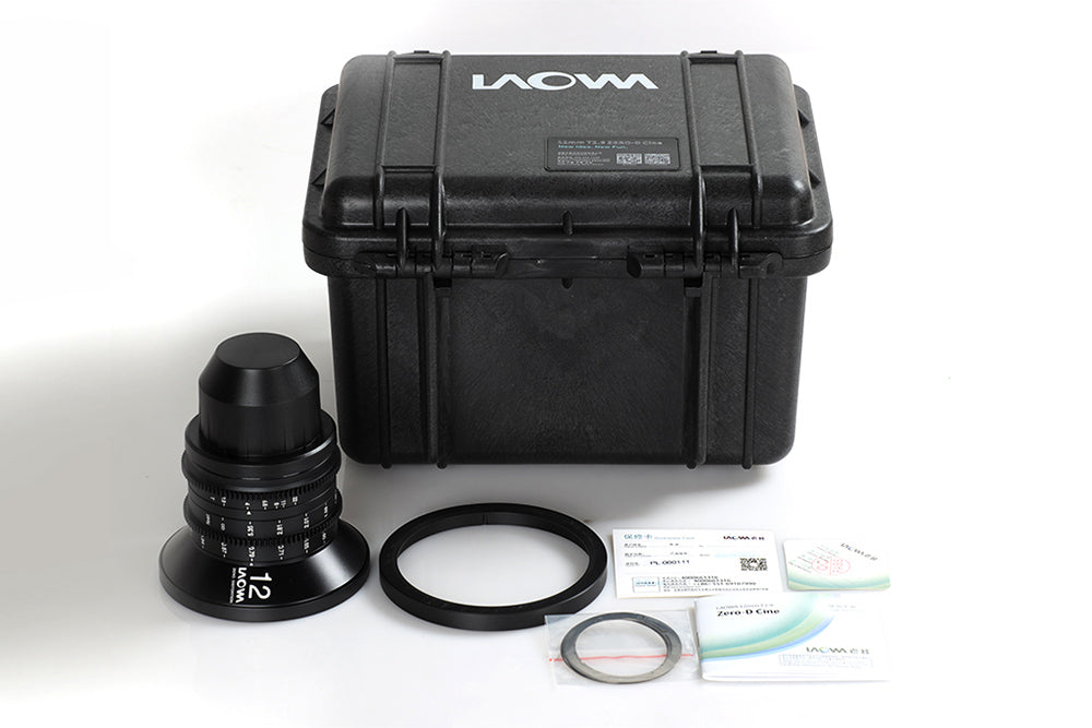 Кино обектив  Laowa 12mm T2.9 Zero-D Cine L-mount - метричен