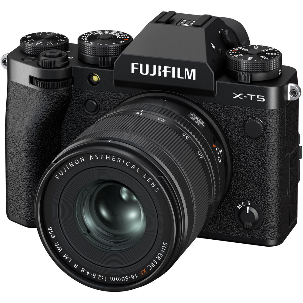 Фотоапарат Fujifilm X-T5 (Черен) с обектив Fujifilm XF 16-50mm f/2.8-4.8