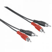 Audio cable HAMA,  2 x RCA мъжко - 2 x RCA мъжко, 2,5 m