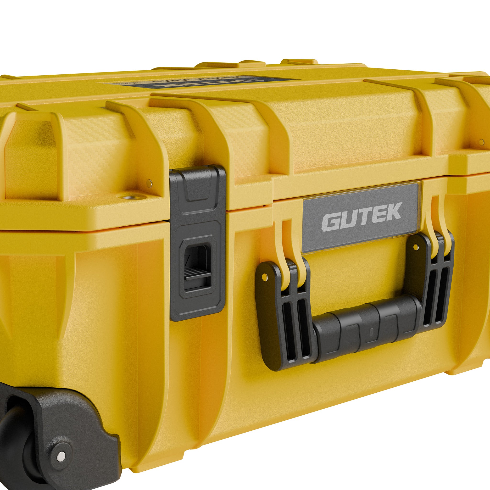 Твърд куфар с колелца GUTEK Tortoise T-300 Yellow - IP67