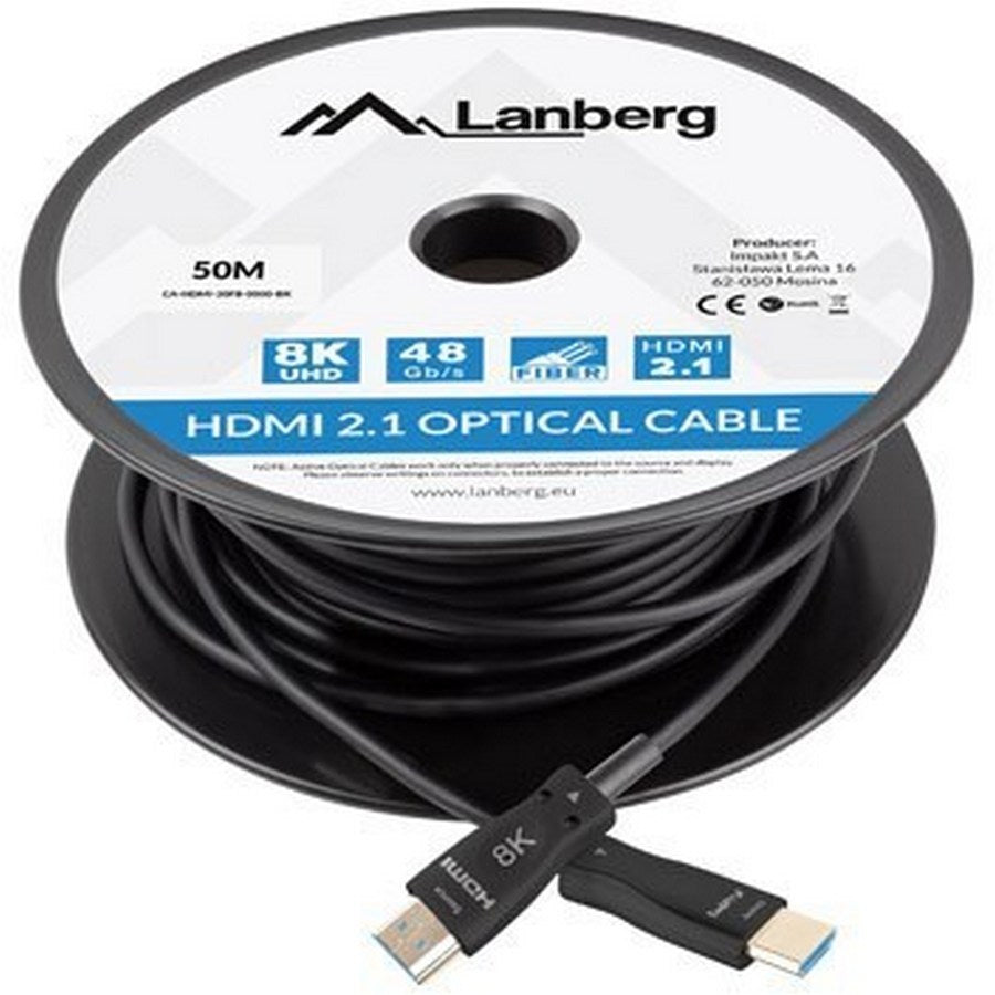Cable HDMI-HDMI PVC 50m black HDMI 2.1