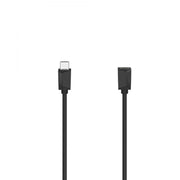 Удължителен кабел HAMA USB 3.2 Gen 1, USB-C Мъжко - USB-C Женско, 0.5 м, 5 Gbit/s