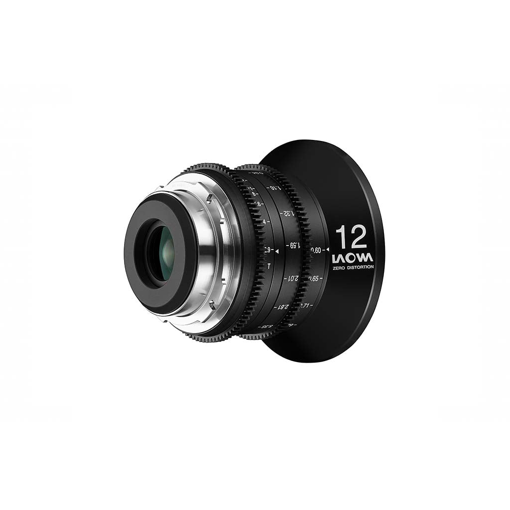 Кино обектив Laowa 12mm T2.9 Zero-D Cine за Canon RF - метричен