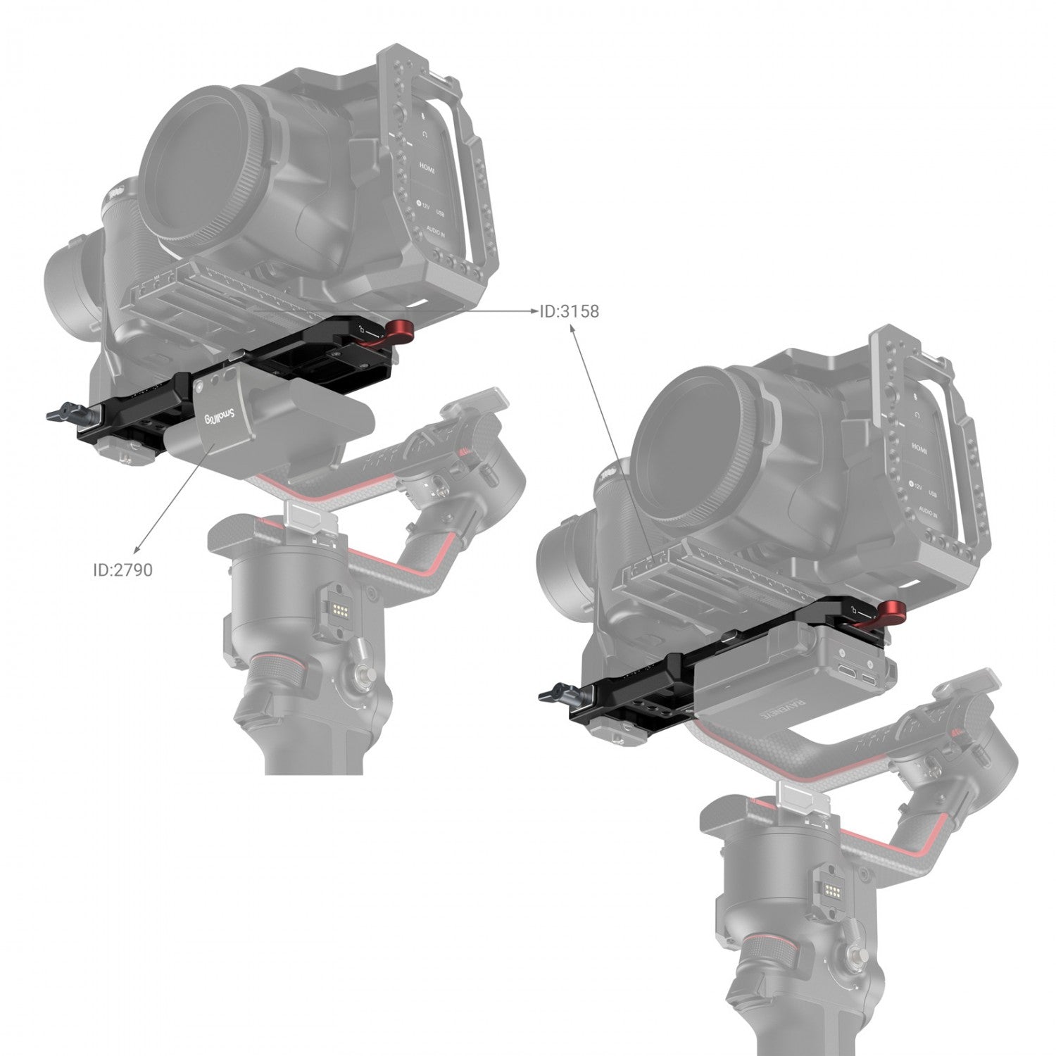 Плочка SmallRig mounting plate for DJI RS2/RS3 Pro