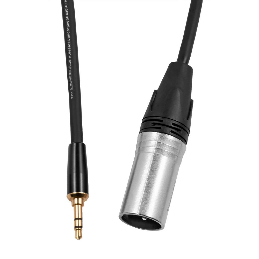 Kondor Blue 16in XLR Male to 3.5mm Male Mini TRS