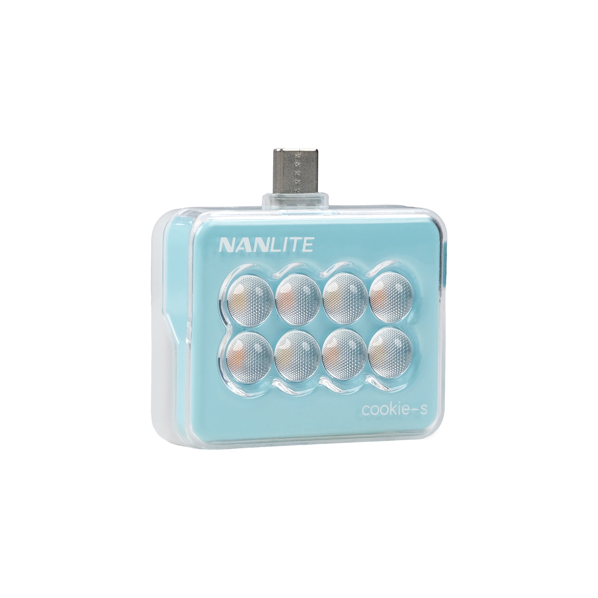NANLITE cookie-s LED Mini Light (Cyan Blue)