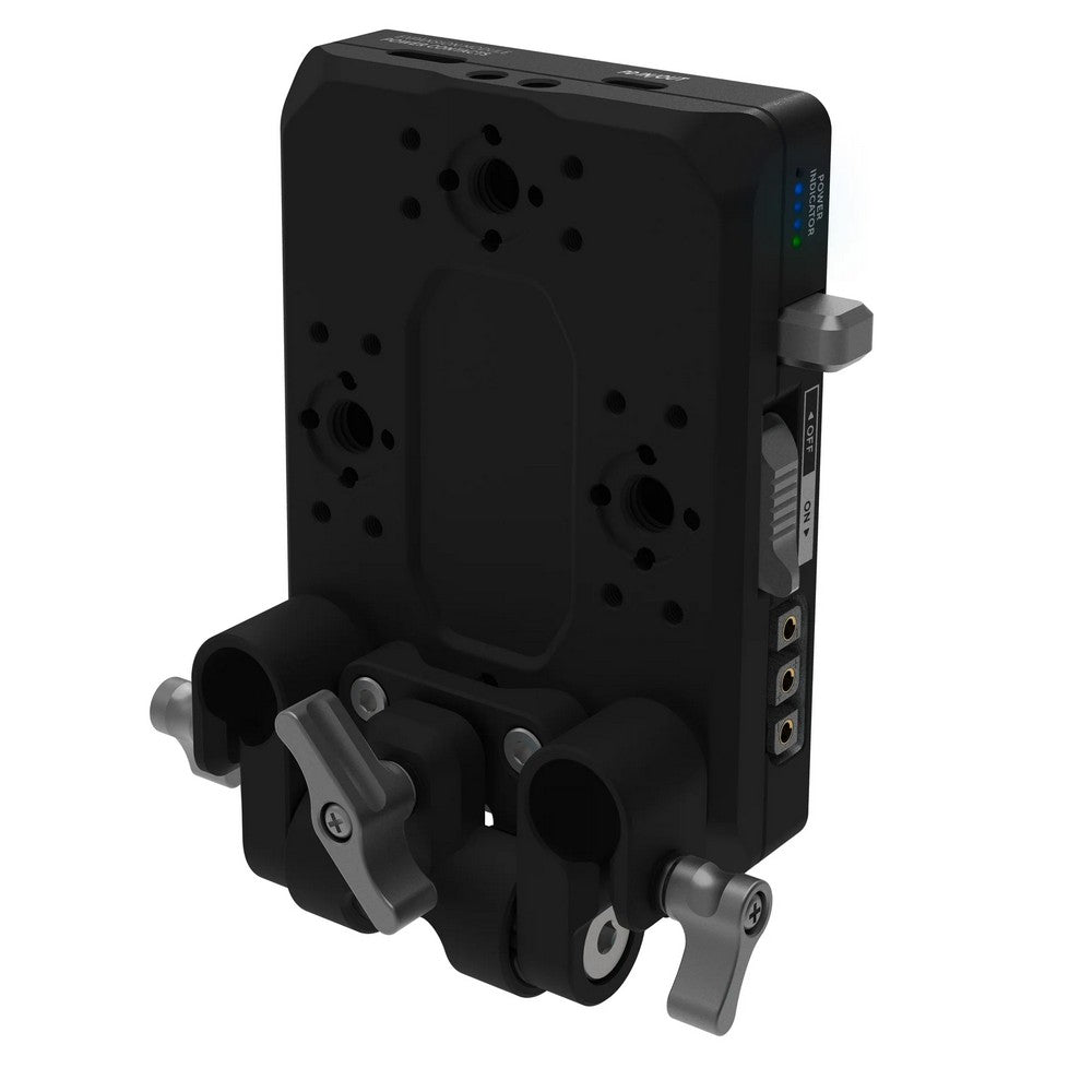 Kondor Blue V-Mount Pro Батерийна Плоча с Клампа за Тръби (Черна)