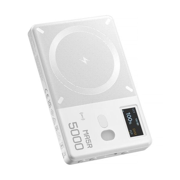 Диоден RGB панел и преносимо зарядно Godox MA5R (White)
