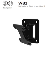 Конзола за стенен монтаж на  Optimal Audio Cuboid 10 и 12
