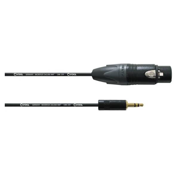 Кабел CORDIAL CPM FW-BAL балансиран 3.5mm стерео (м) към XLR (ж) - 3м