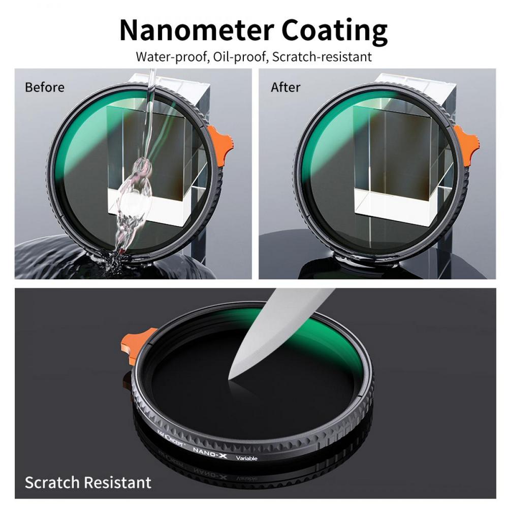 K&F Concept 95mm Variable ND Filter ND2-ND400 (9 Stop)