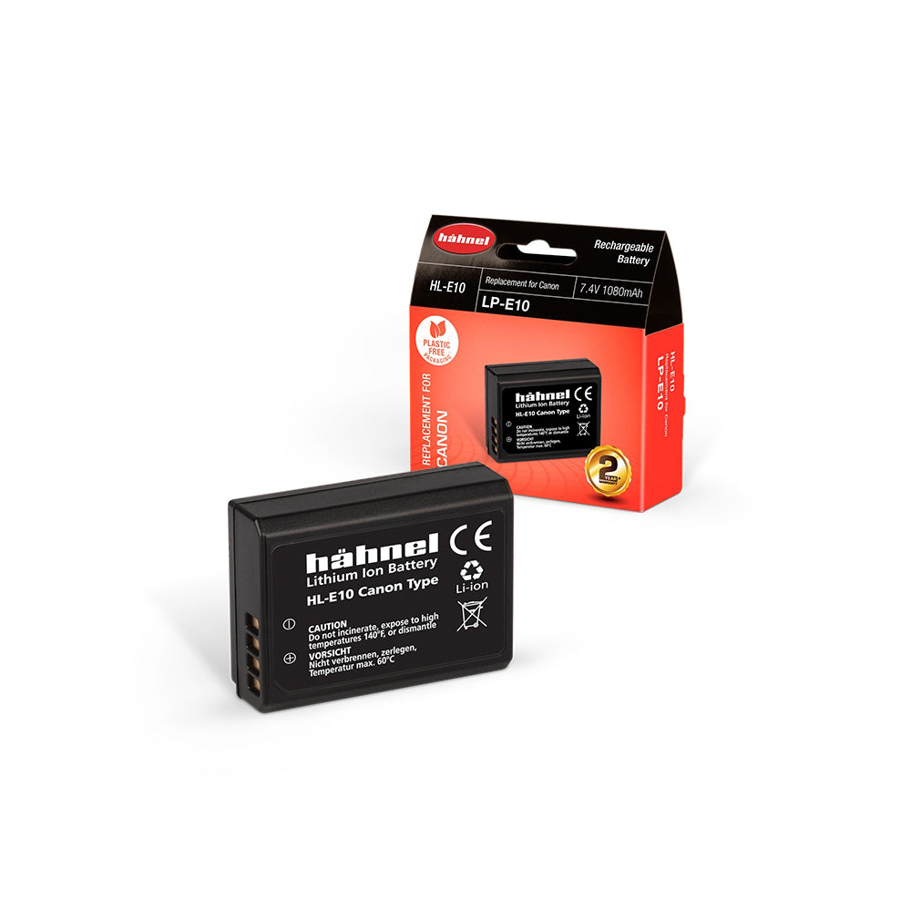 Батерия Hahnel HL-E10 (заместител на Canon LP-E10) 1080mAh, 7.4V, 8Wh - литиево-йонна