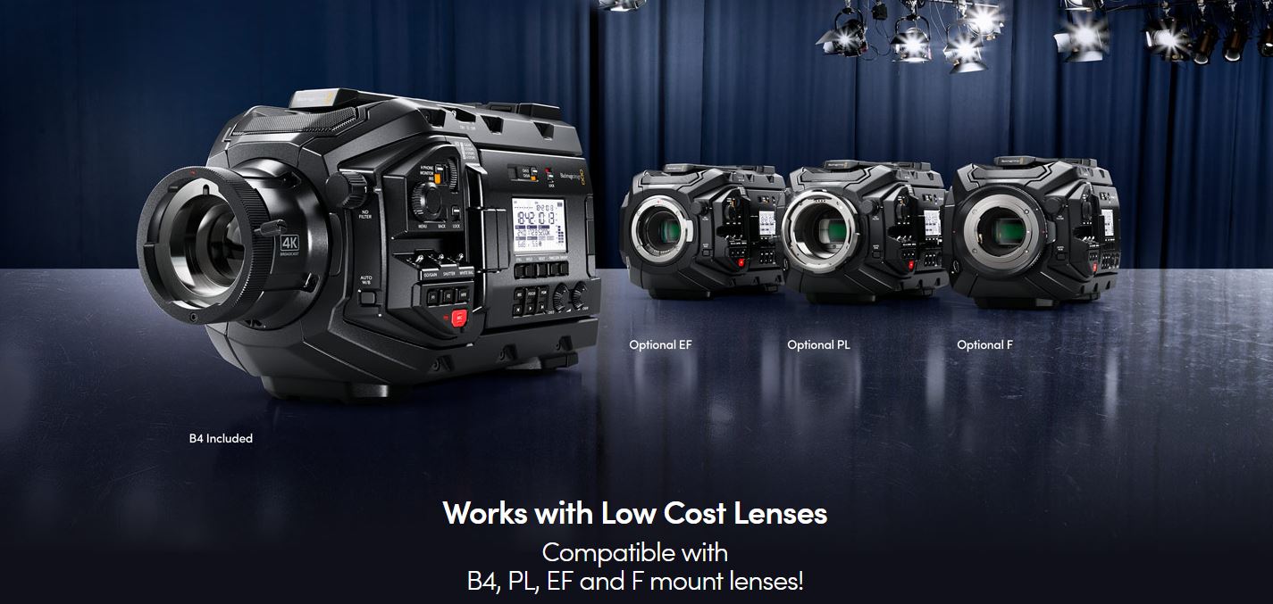 Blackmagic URSA Broadcast G2 - 6K - digital film cinema and broadcast camera