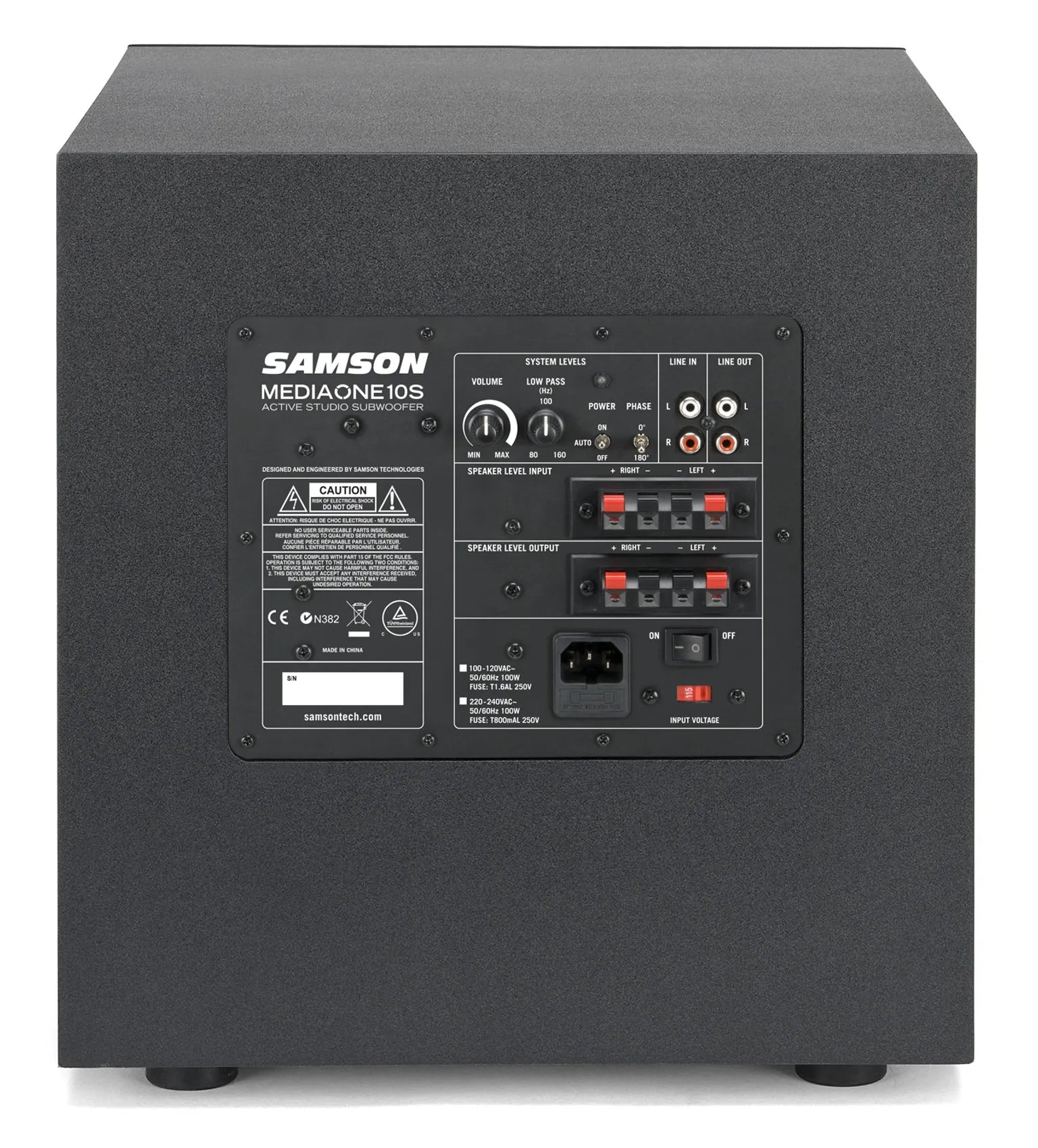Samson MediaOne 10S Active Studio Subwoofer