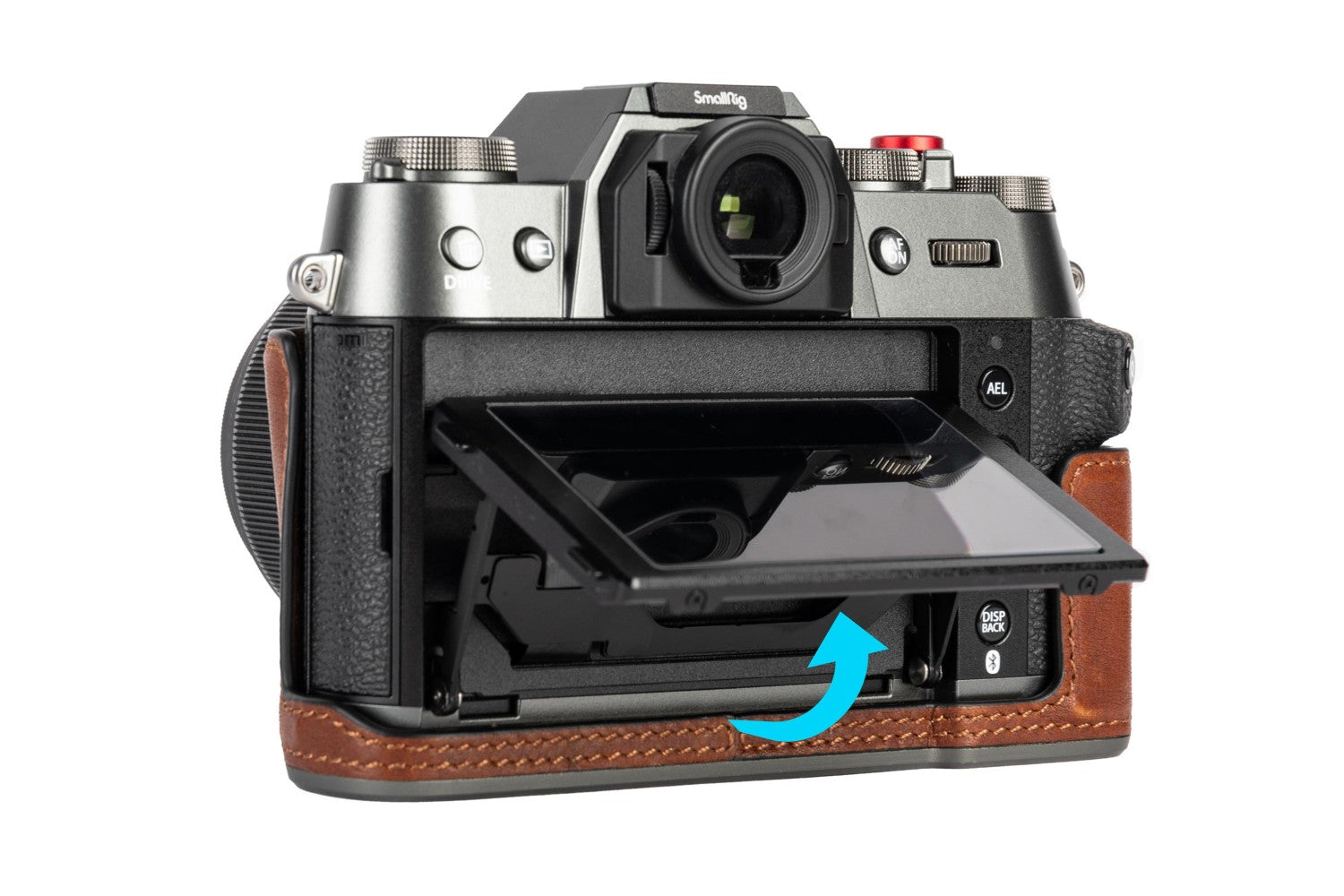 SmallRig кожена полуклетка за X-T50 (кафява) 4710