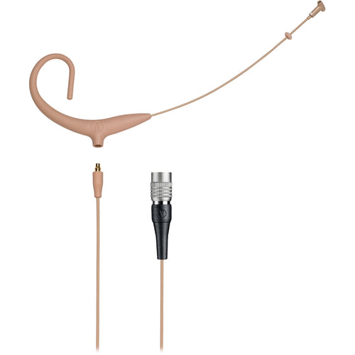 Хедсет Audio-Technica BP894xcW-TH кардиоид кондензаторен микрофон за глава - бежов