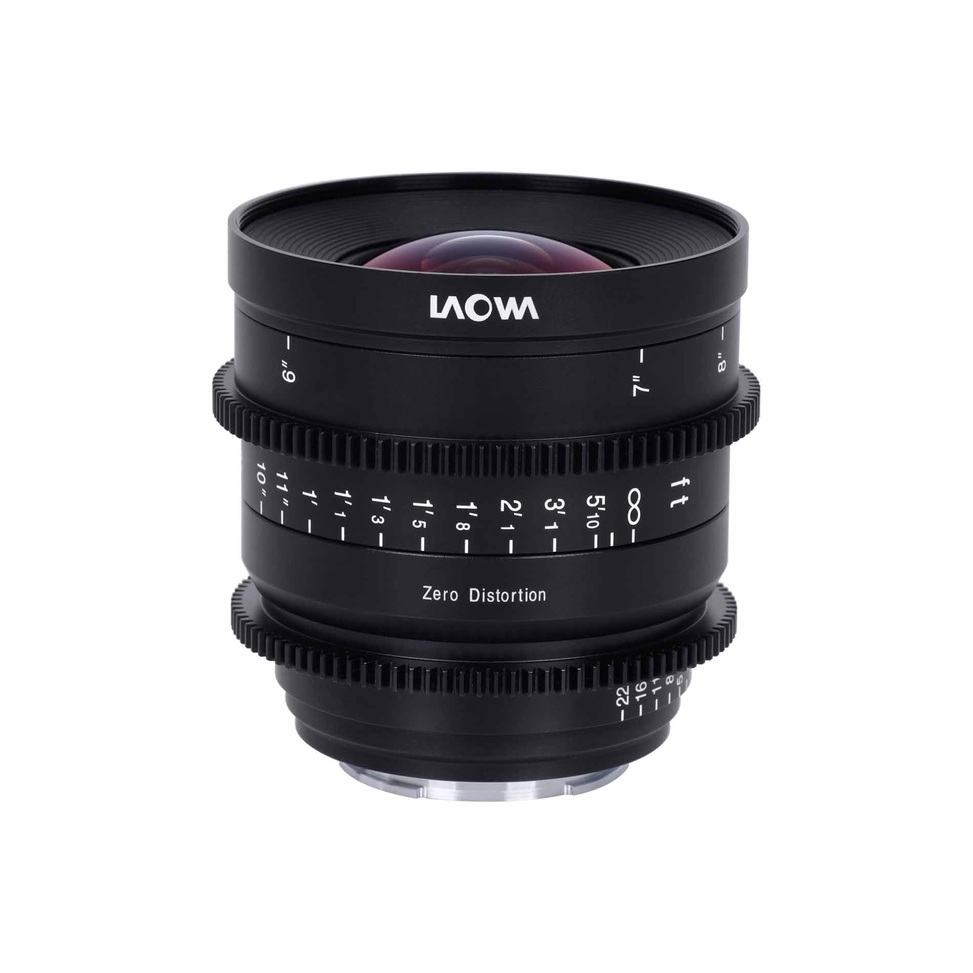 Обектив Laowa 15mm T2.1 Zero-D Cine за Canon RF - метричен