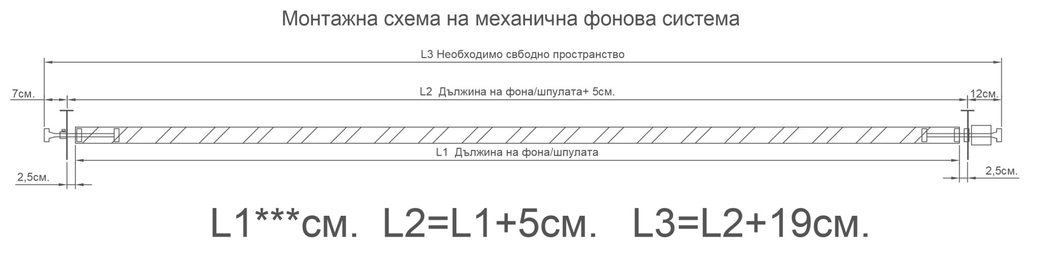 Механична фонова система с 4 оси