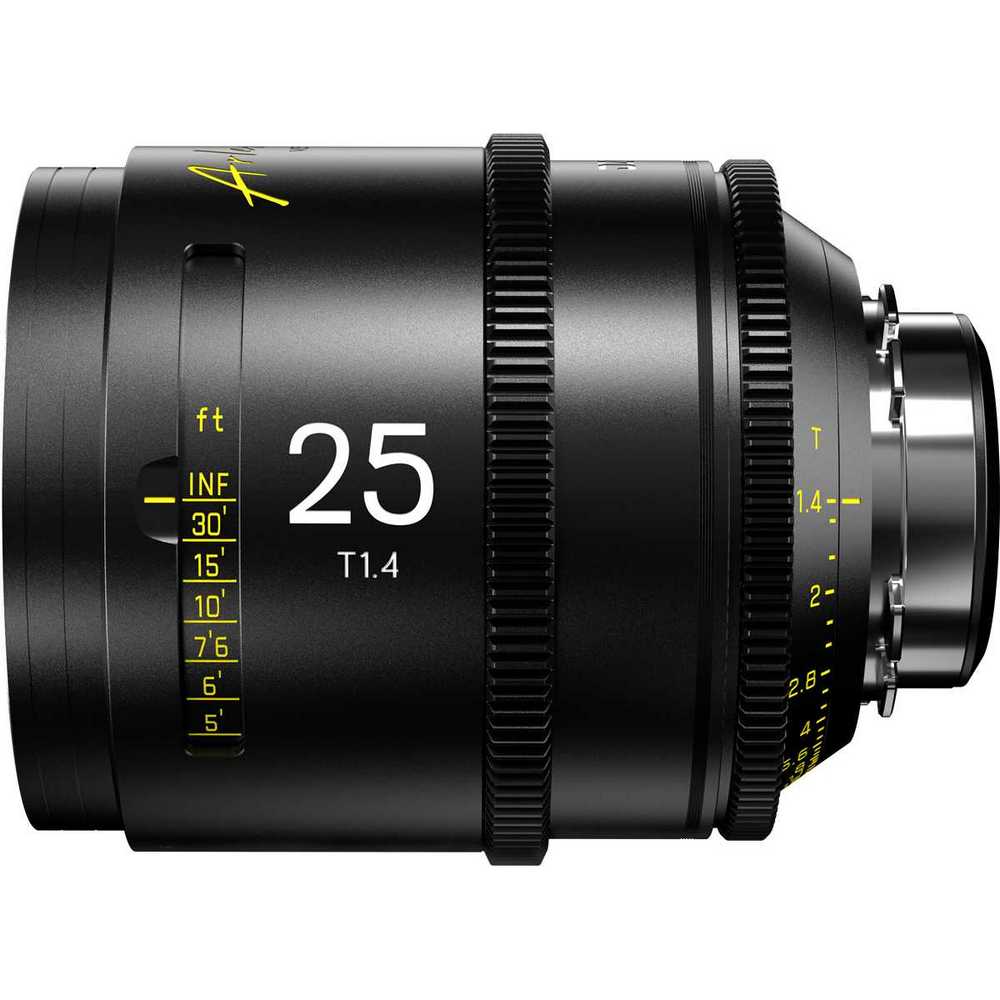 Обектив DZOFILM Arles Prime 25mm T1.4 (PL, Метрична скала)