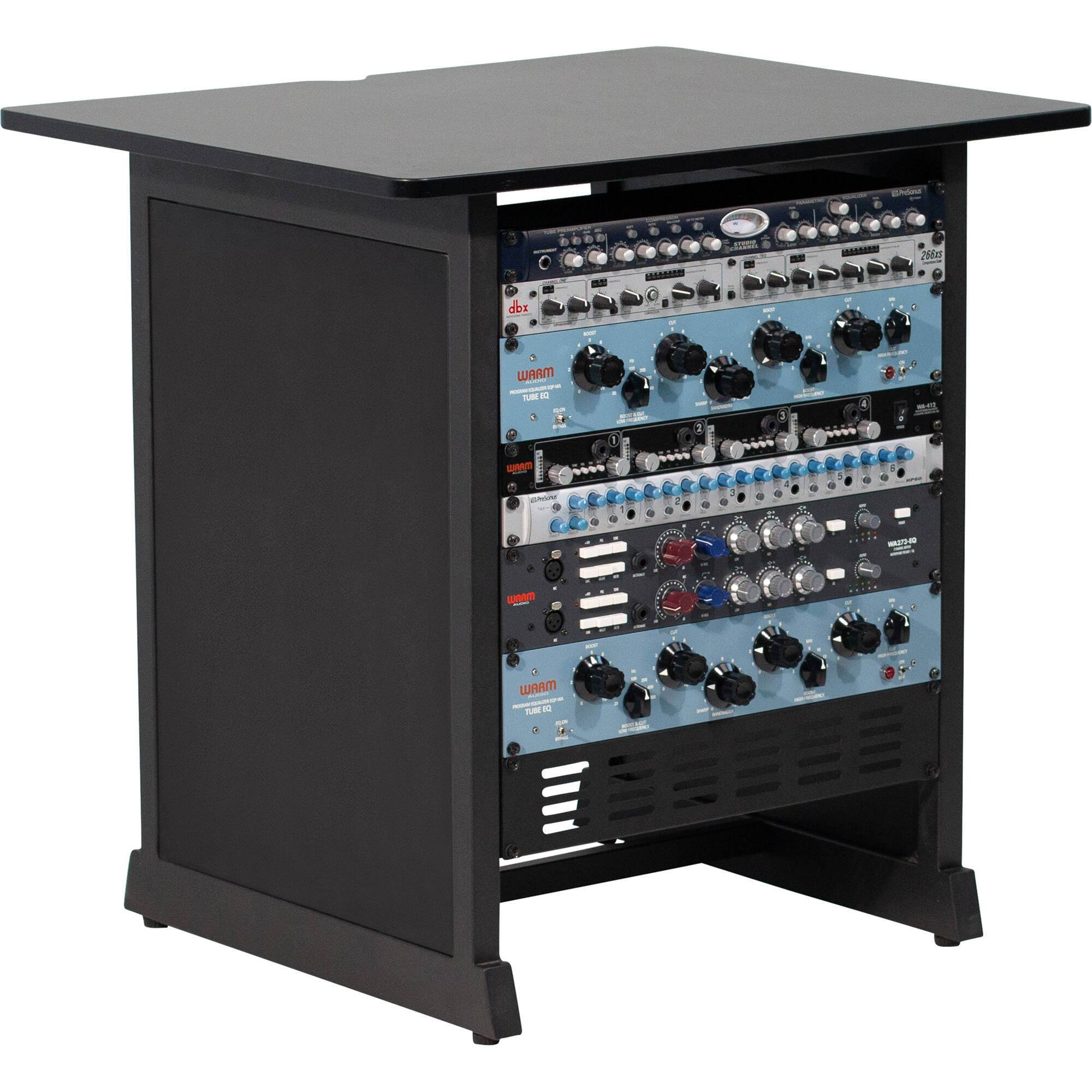 Рак шкаф Gator Frameworks Content Furniture 12U Rack Черен