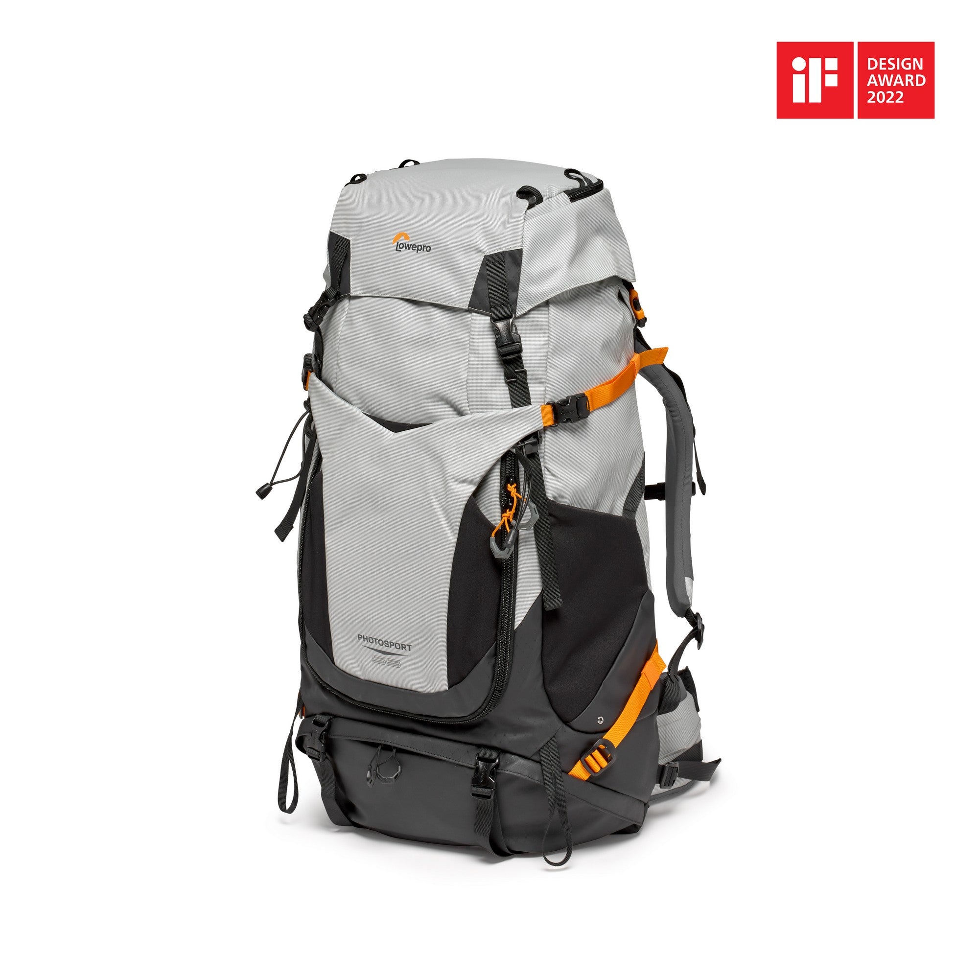 Раница Lowepro PhotoSport PRO 55L AW III (S-M) - Сив