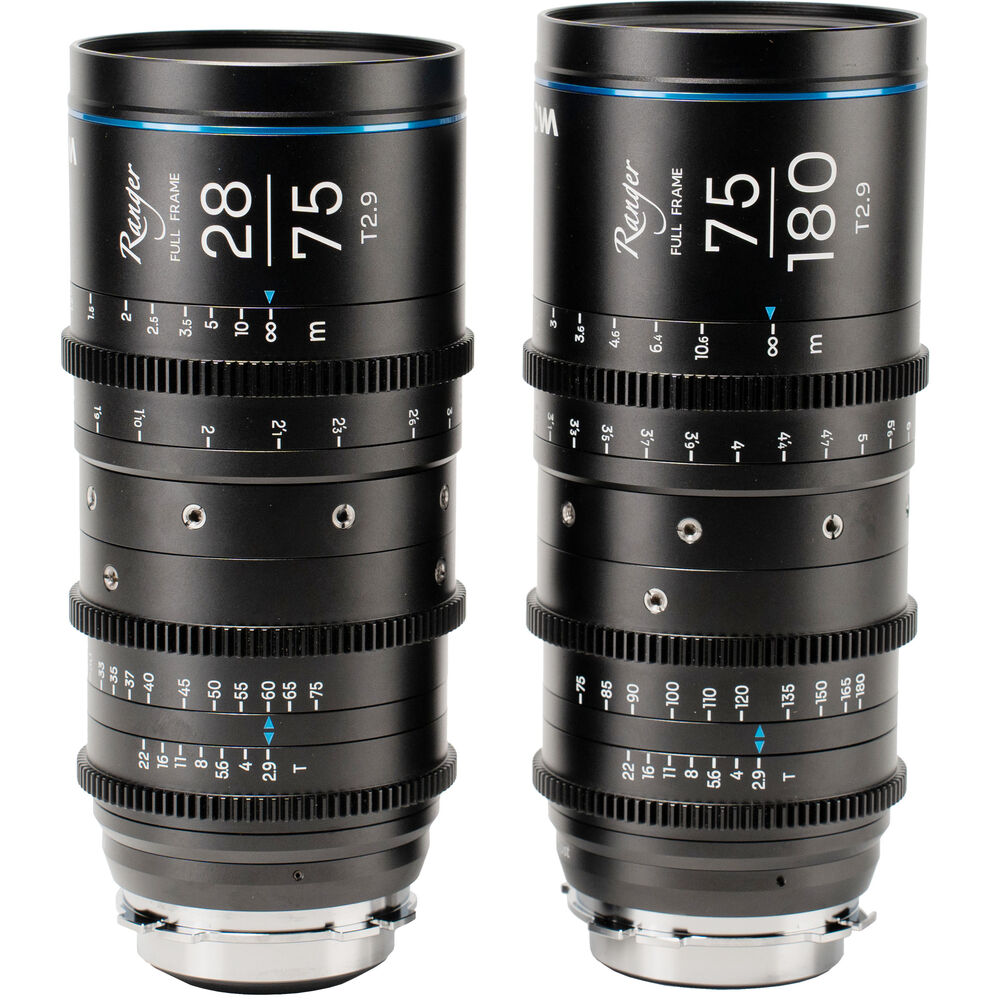 Double kit Laowa Ranger 28-75 and 75-180mm T2.9 FF Cine Lens for Arri PL  + EF