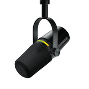 Динамичен Podcast микрофон Shure MV7+ - Черен - USB-C и XLR Изходи