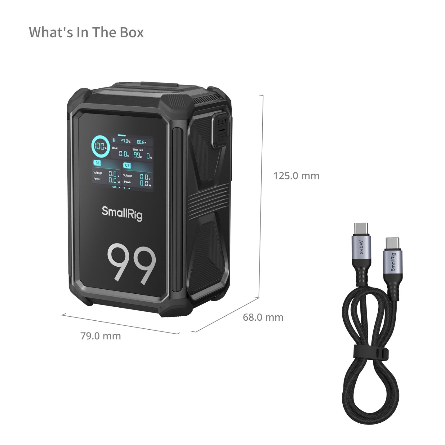 X-Touch Smart Батерия с тройна защита V-Mount X99 SmallRig  4984