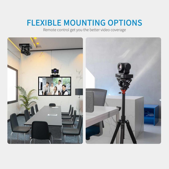 FEELWORLD 1080p USB 2.0 PTZ Camera With 10x Optical Zoom