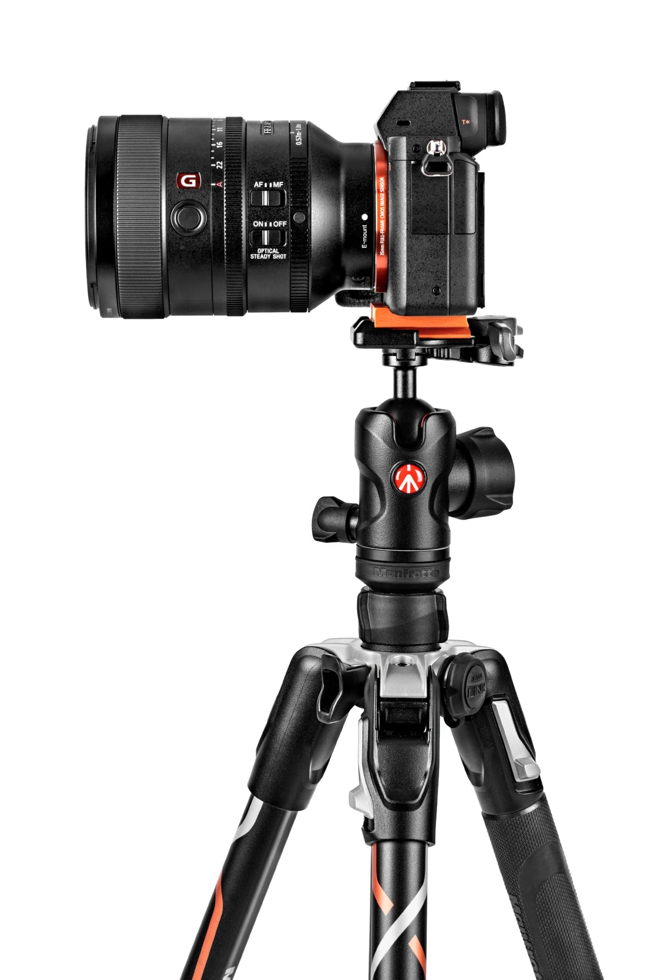 Тravel tripod Manfrotto Befree Advanced Alpha designed for α cameras from Sony