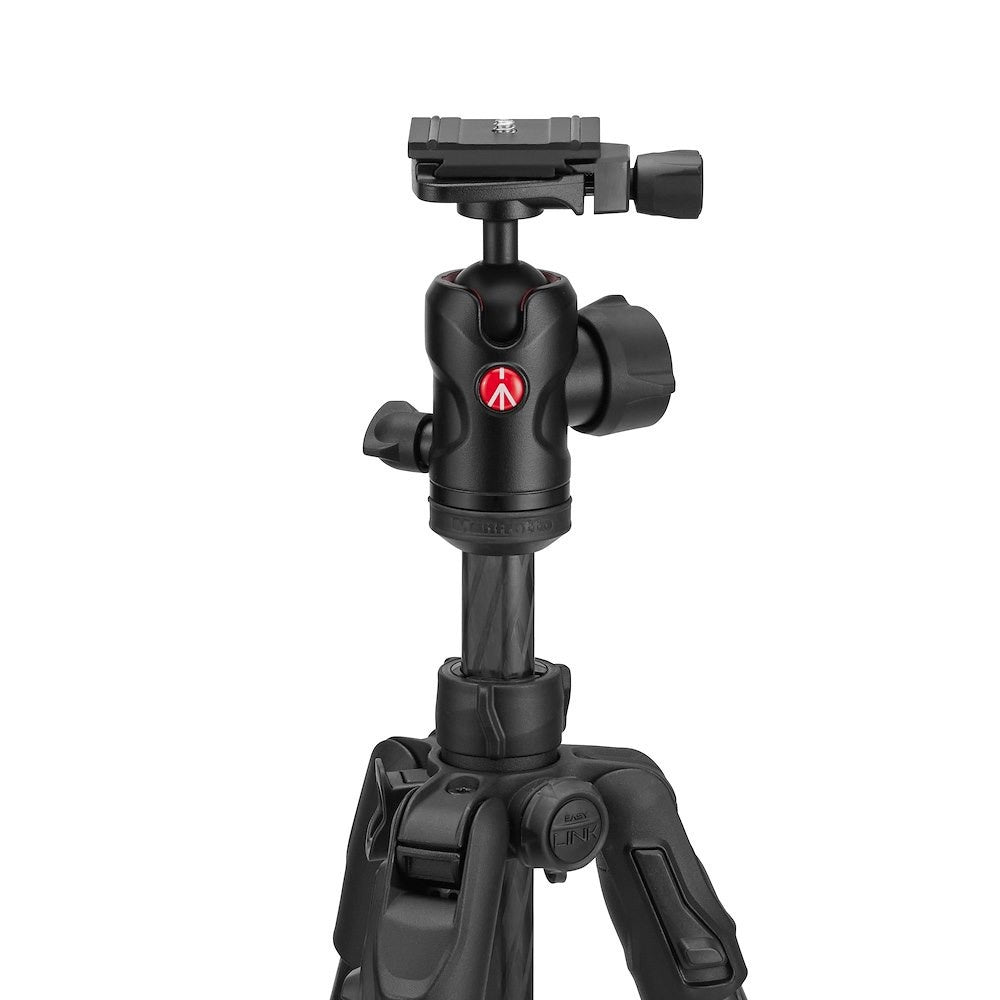 Тravel tripod kit Manfrotto Befree Advanced AS - carbon fiber - Black with twist lock