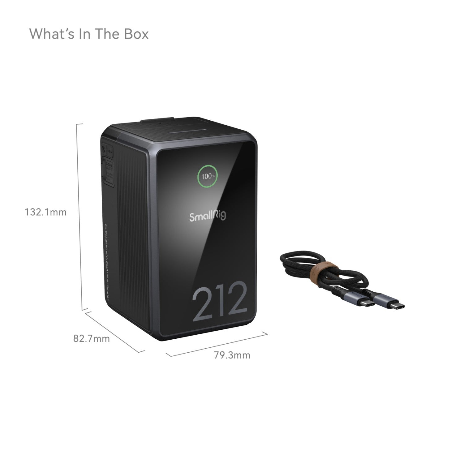 SmallRig x Caleb Pike VB212 mini V Mount Battery 4293