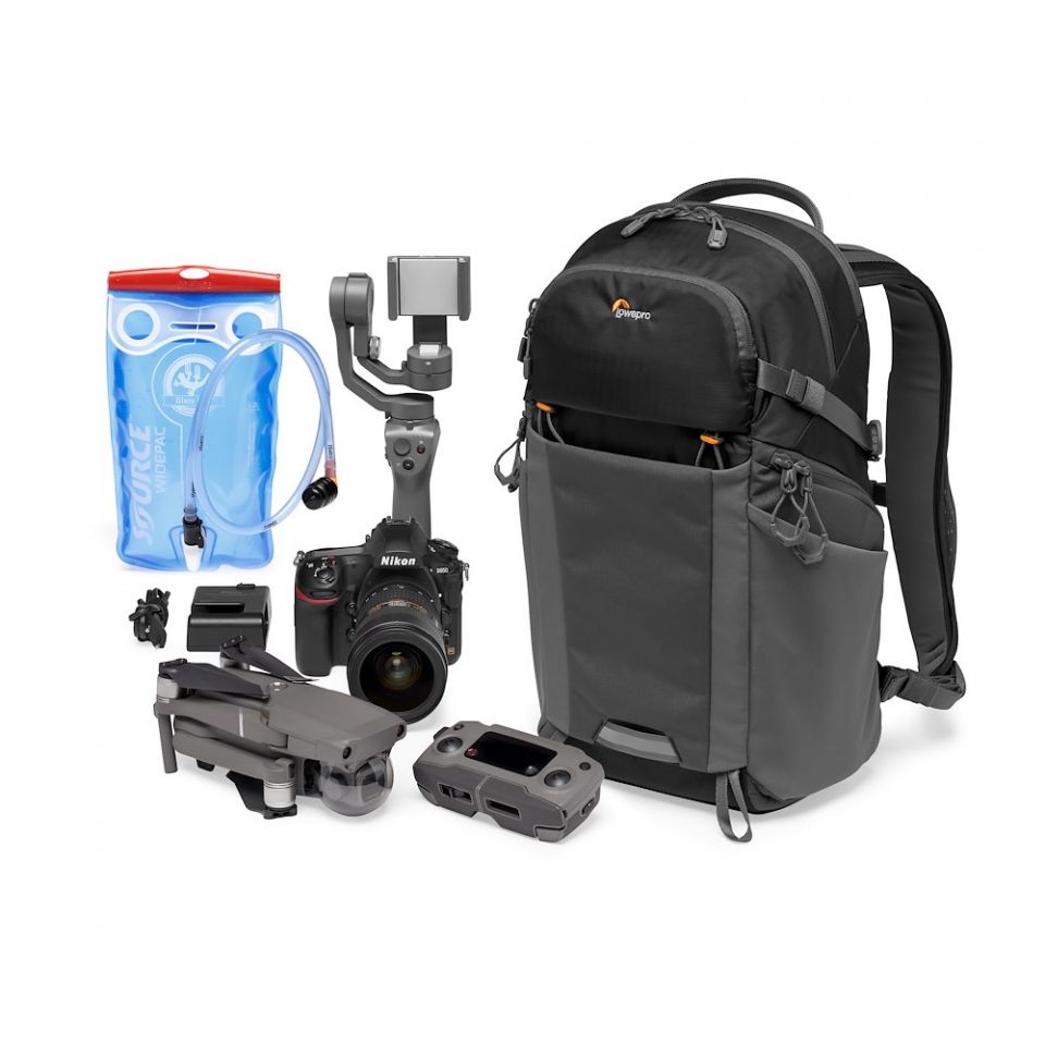 Раница Lowepro Photo Active BP 200 AW - черно/сиво - 16L