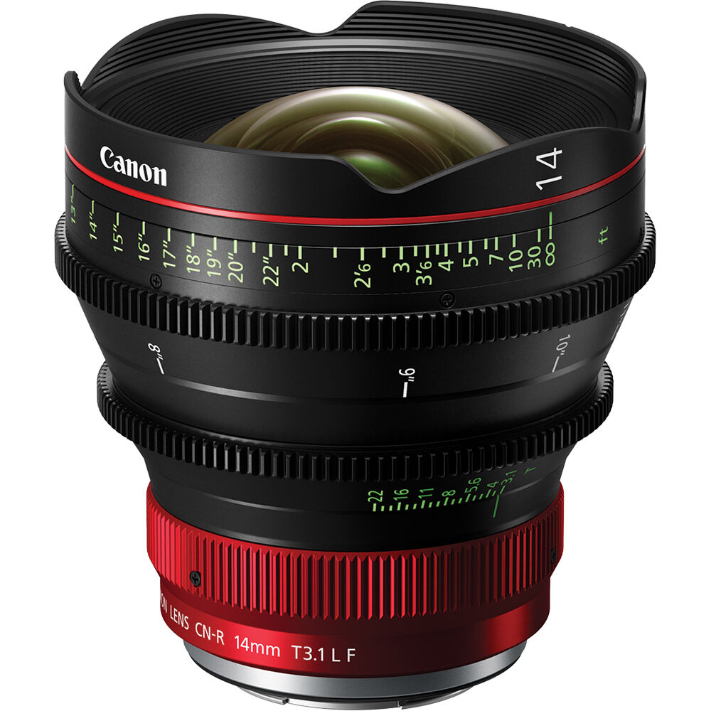Кино обектив Canon CN-R 14mm T3.1 L F (метричен)