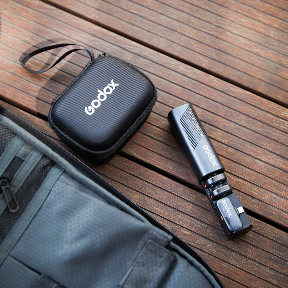 Godox Cube-SC Kit2 2.4GHz Wireless Microphone System (Black)