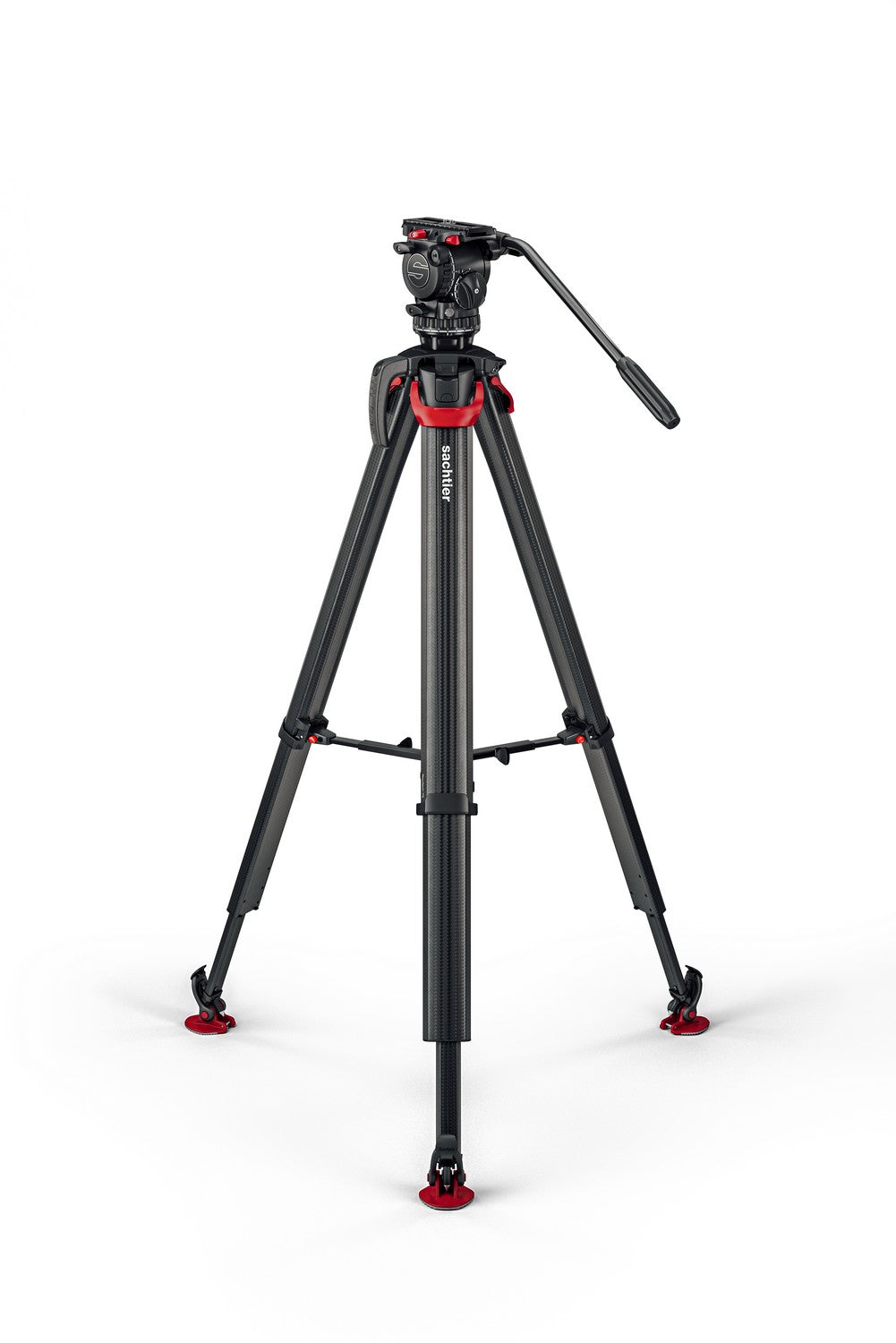 Видео статив комплект Sachtler System aktiv8 flowtech75 MS карбонов със система за бързо разпъване