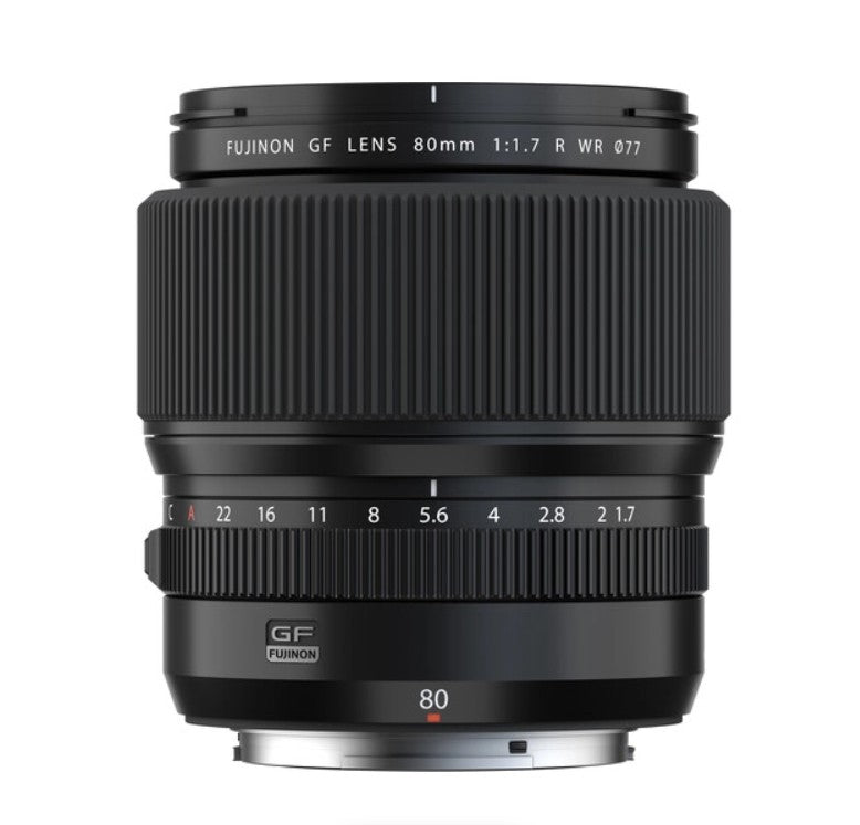 Обектив FUJIFILM GF 80mm f1.7 R WR за средноформатни камери Fujifilm
