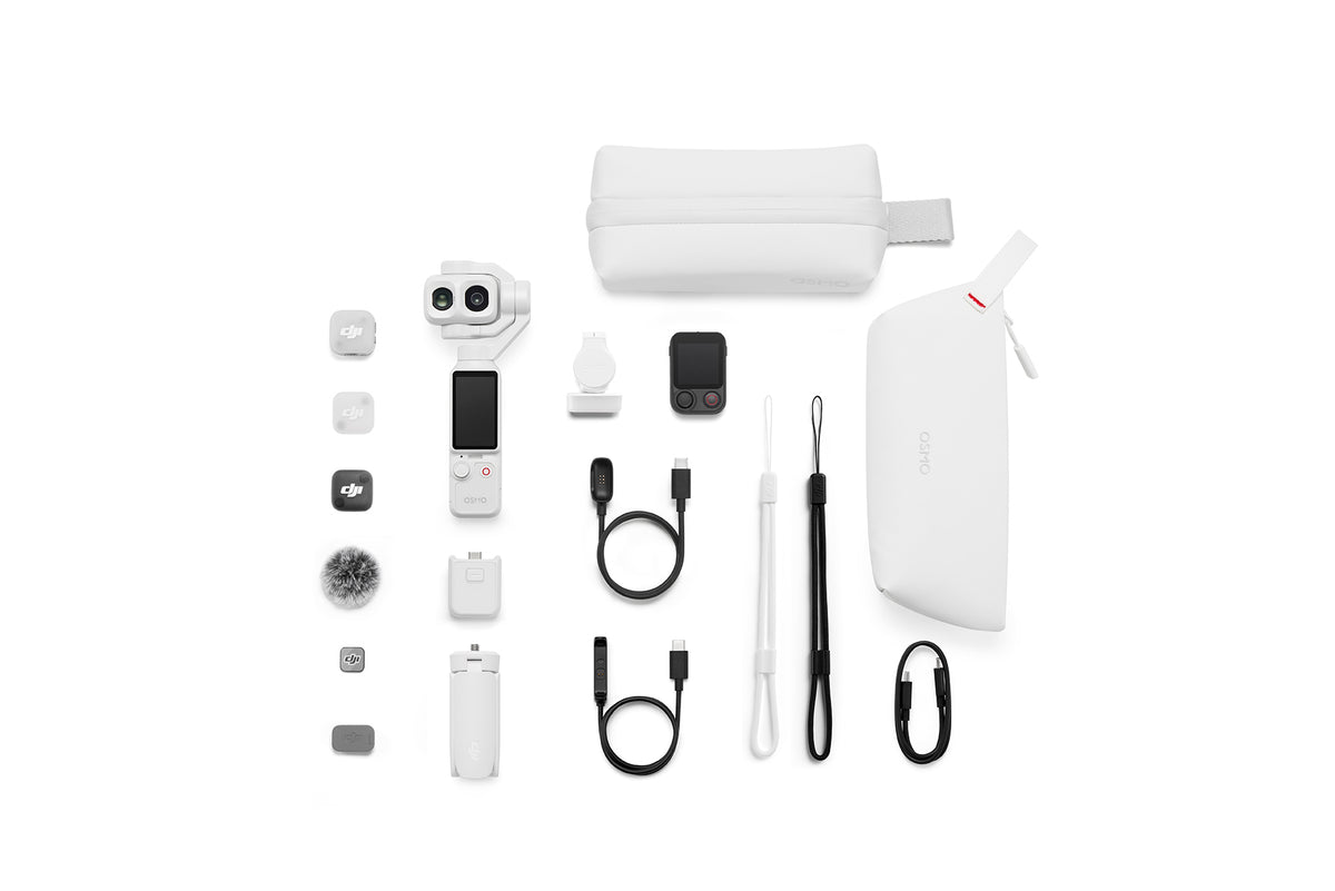 Стабилизираща система DJI Osmo Pocket 4P Vlog combo Pearl White