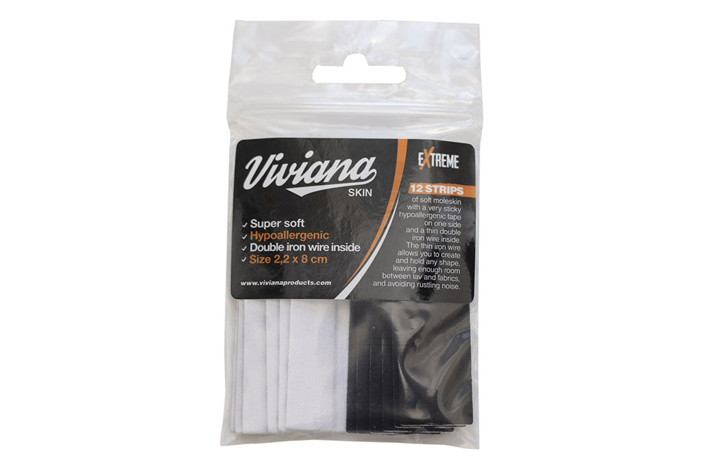 Viviana moleSkin Extreme Skin лента за микрофони тип брошка  (смесен - 6 бр. черни и 6 бр. бели)
