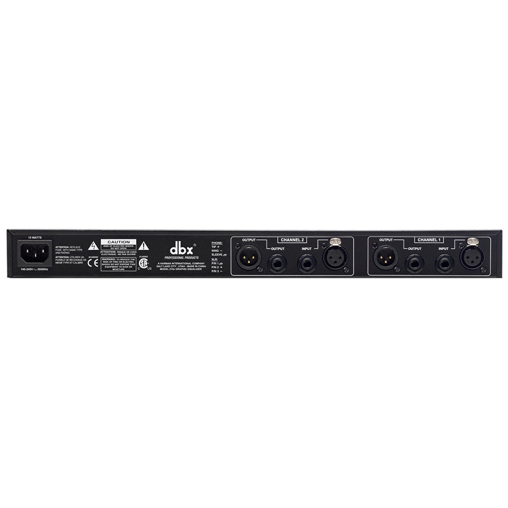 Графичен еквилайзер DBX 215s - двуканален 15 банда