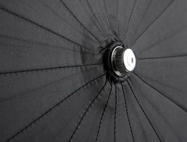 Deep silver reflective umbrella 135 cm Fibro