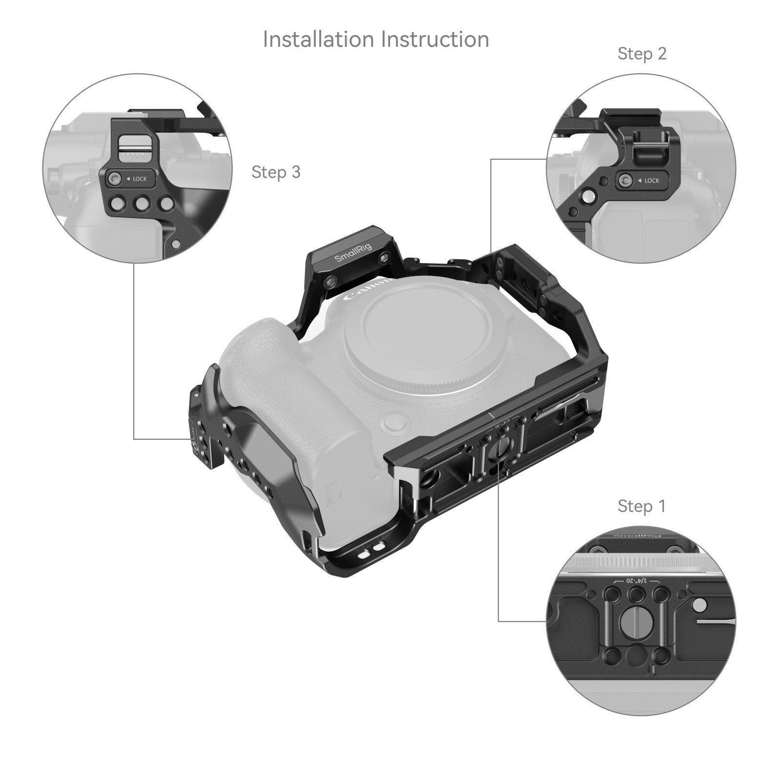 Клетка SmallRig за Canon EOS R6 Mark II 4159B